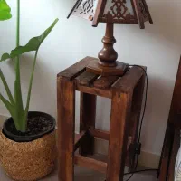اباژور چوبی سالم با میز چوبی