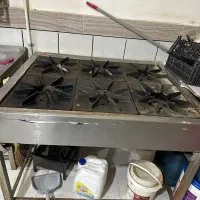 تاپینگ گرم نو و گاز 6شعله صنعتی آشپزخانه|کافی‌شاپ و رستوران|الشتر, |دیوار