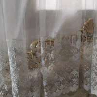 دوتا پرده کار شده نو و سالم شکل هم|پرده، رانر، رومیزی|تهران, خلیج فارس|دیوار