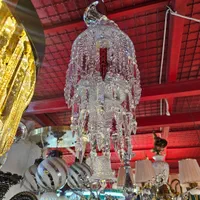 لوستر باکارات ۶ لامپ