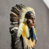 ماسک سرخ پوستی قدیمی ارزشمند