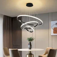 لوستر مدرن led سه حلقه 70-50-30|لوستر و چراغ آویز|کرج, کیانمهر|دیوار