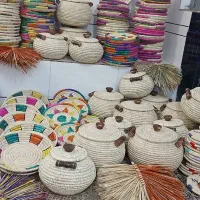 صنایع دستی حصیر بافی و کپوبافی .
