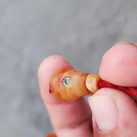 کهربا عالی کار استاد نظیر و یک یاغبال ۱۰۱|کلکسیون اشیاء عتیقه|نقده, |دیوار
