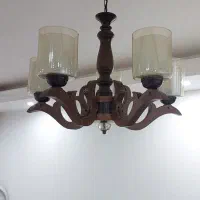 لوستر چوبی