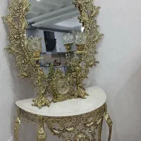 اینه شمعدان المینیوم|بوفه، ویترین، کنسول|گلستان (تهران), |دیوار