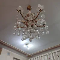 لوستر پنج شاخه و ریسه دا ر ۴عدد|لوستر و چراغ آویز|دزفول, |دیوار