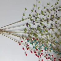 ۸ شاخه گل کریستالی پر