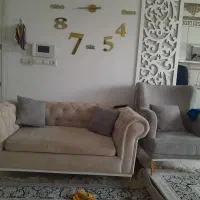 مبل چسترکرم طوسی تروتمیز ۱۷۰۰۰۰۰۰ بدون عسلی|مبلمان خانگی و میز عسلی|جوانرود, |دیوار