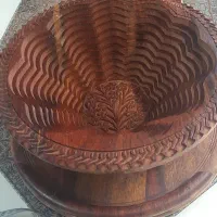 ظروف چوبی  پذیرایی هندی دست ساز|صنایع دستی و سایر لوازم تزئینی|تهران, کاج|دیوار
