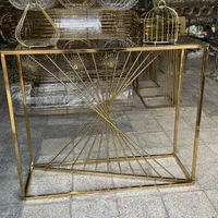 میز آرایش کنسول تزئینی فلزی شیک فورتیک پیچی|بوفه، ویترین، کنسول|آفتاب, |دیوار