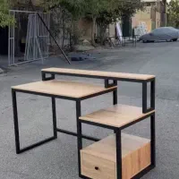 میز کامپیوتر و و کتابخانه خانه های تک