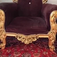 مبلمان سلطنتی سایز بزرگ دست دوم|مبلمان خانگی و میز عسلی|قم, شهرک امام حسن|دیوار
