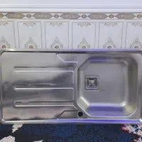 سینک ظرف شوریی استیل در حد نو