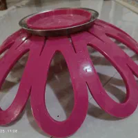 سبد میوه پایه استیل لیمون