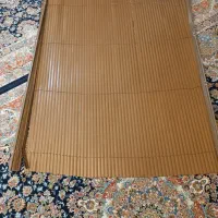 پرده کرکره فلزی قهوه‌ای ۲ عدد