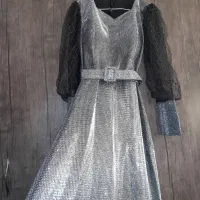 لباس مجلسی لباس شب شاین دار سایز ۴۲|لباس|رشت, ولکس|دیوار