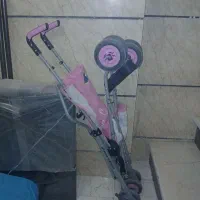 کالسکه صورتی عصایی کم جا