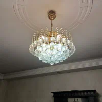 لوستر ۶ شعله کریستالی