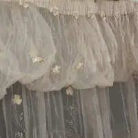 پرده تور مناسب پنجره|پرده، رانر، رومیزی|قم, سراجه (۱۵ خرداد)|دیوار