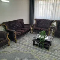 فروش مبل راحتی ۷نفره باعسلی|مبلمان خانگی و میز عسلی|فولادشهر, مسکن مهر فولادشهر|دیوار