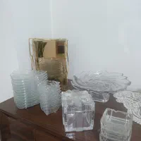 تعدادی ظروف بلورهمه باهم ۲۴۰۰ت|ظروف سرو و پذیرایی|ملارد, |دیوار