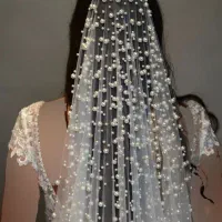 تور عروس و دستکش عروس