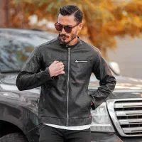 کاپشن چرم مردانه دارای رنگ بندی|لباس|کرمان, |دیوار