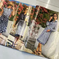 ژرنال لباس مجله کتاب قدیمی