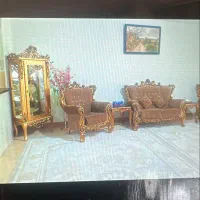فروش ست کامل مبل کلاسیک ۷نفره با جا کفشی و|مبلمان خانگی و میز عسلی|نسیم‌شهر, |دیوار