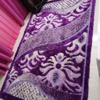 فرش ماکارونی( شگی) رنگ بنفش