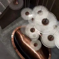 لوستر سقفی پلکسی گلاس طرح قاصدک