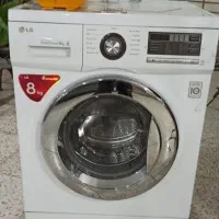 ماشین لباسشویی 8 کیلویی ال جی کره ای با کارتن