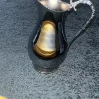 پارچ برنج و استیل.شکلاتخوری مس.سینی استیل