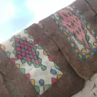 نمد سنتی دست بافت با پشم صد در صد طبیعی بره|گلیم، جاجیم، گبه|کرمانشاه, |دیوار