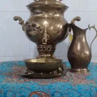 سماور زغالی ست ۵ تکه ترمه