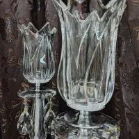 شمعدان کریستال اصل آماریس المان ارتفاع ۵۰ سانت|صنایع دستی و سایر لوازم تزئینی|تهران, سردارجنگل|دیوار