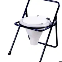 توالت فرنگی پلاستیکی و تاشو در حد نو