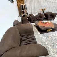 مبل هفت نفره همراه با میز وسط|مبلمان خانگی و میز عسلی|مشکیندشت, |دیوار