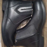 نیم بوت چرم مردانه