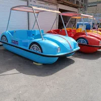 قایق فایبر گلاس پارویی پدالی موتوری|قایق و سایر وسایل نقلیه|نوشهر, |دیوار