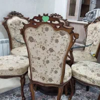مبل ۹ نفره ب همراه میز ناهار خوری چوب راش|مبلمان خانگی و میز عسلی|اسلامشهر, شهرک مهدیه|دیوار