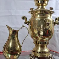 سماور ذغالی با پارچ