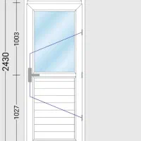 تولید درب وپنجره upvc|خدمات پیشه و مهارت|بانه, |دیوار