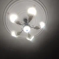 لوستر ۵ شعله سالم و در حد نو|لوستر و چراغ آویز|آبیک, |دیوار