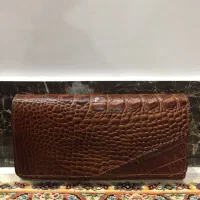 کیف چرم قهوه ای و معمولی