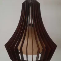 لوستر طرح چوب