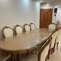 مبلمان هفت نفره با میز ناهار خوری ۱۰ نفره|مبلمان خانگی و میز عسلی|تهران, جنت‌آباد جنوبی|دیوار