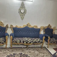 مبل  نیمه استیل هفت نفره