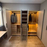 طراحی ساخت تعمیر کابینت کمد دیواری جاکفشی تیوی وال